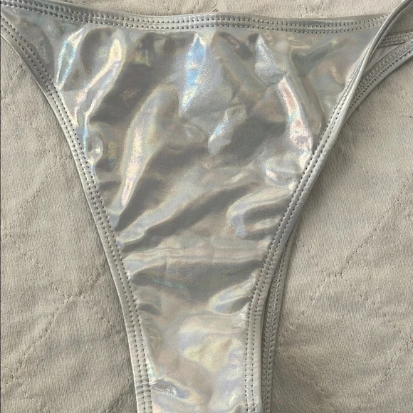 Holographic Silver Bikini Bottom - Picture 6 of 6
